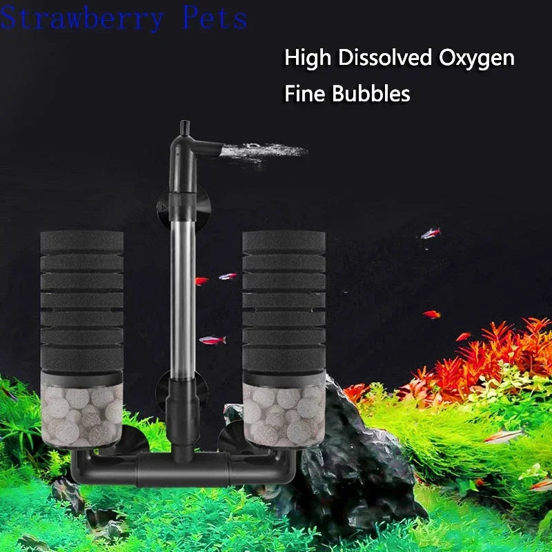 New Aquarium Filter for Aquarium Fish Tank Air Pump Skimmer