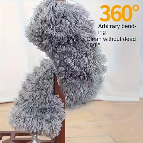 Extra-Long Retractable Duster with Bendable Head - 60.63inch