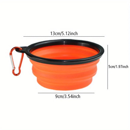 Dog Folding Bowl Portable Dog Travel Bowl Dog Food Water Bowl for