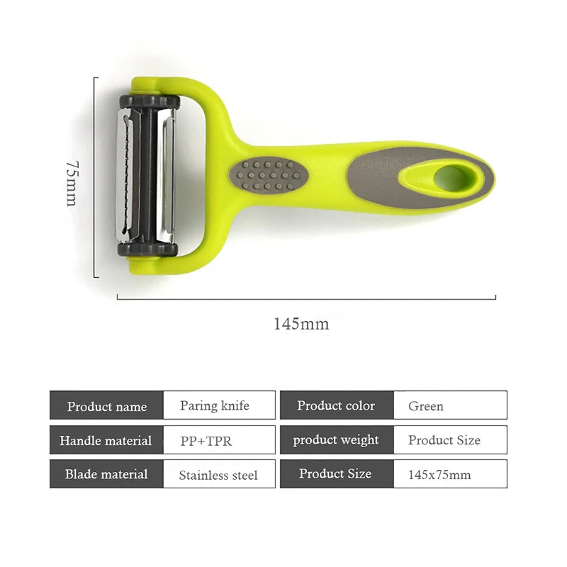 3 In 1 Rotary Peeler Fruit Vegetables Cabbage Graters Salad Carrot