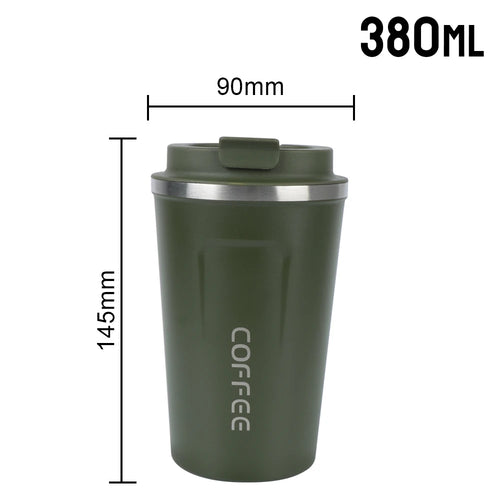 Thermo Cafe Coffee Mug Car Thermos Mug 380/510ML Leak_Proof Travel