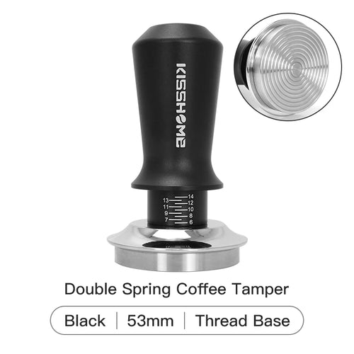 Coffee Tamper 30lb Constant Pressure Calibrated Double Spring 51mm