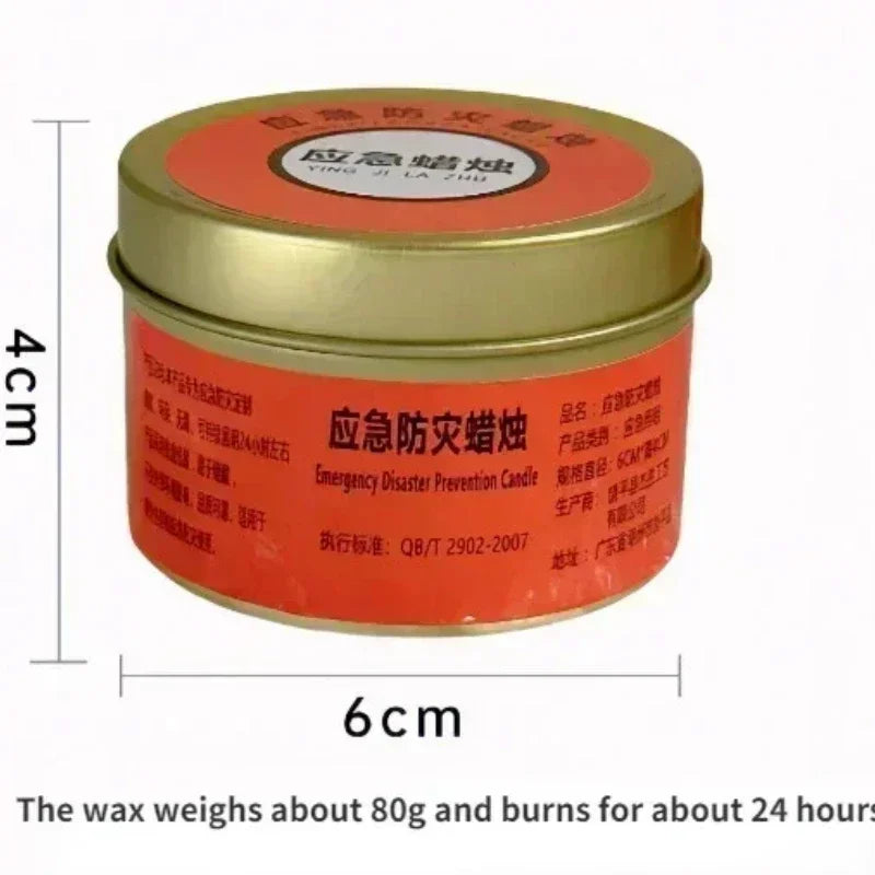 Emergency Candles for Household Power Outages Windproof Smokeless