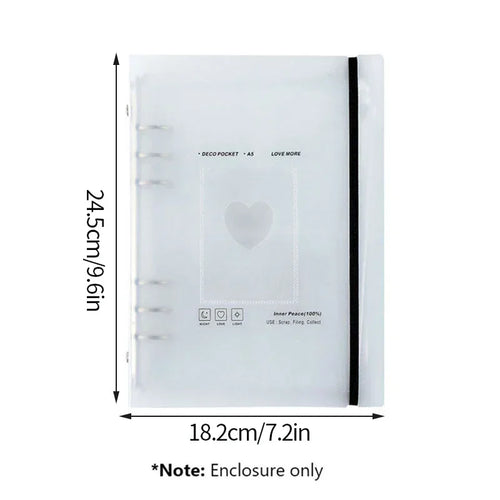 A5 Photocard Binder Cover Kpop Photo Album Simple Card Binder Collect