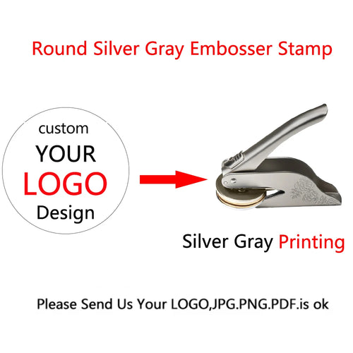 Embosser Stamp LOGO Customized Wedding Library Book Private Seals