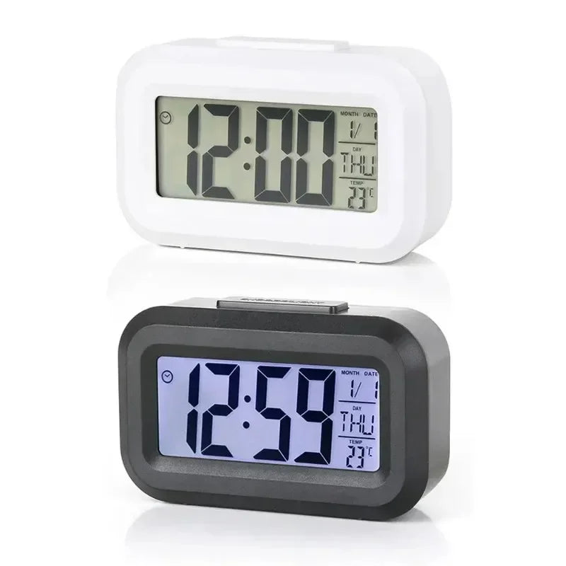Led Digital Alarm Clock Backlight Data Times Calendar Desktop