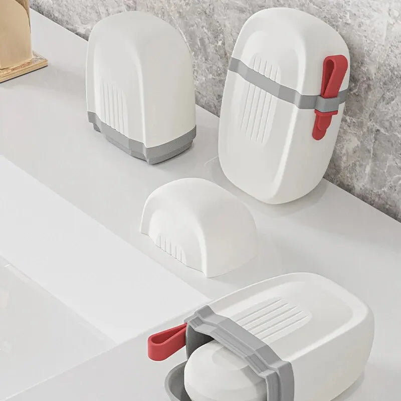 Fashion Portable Sealed Waterproof Soap Box for Travel, Hiking, and
