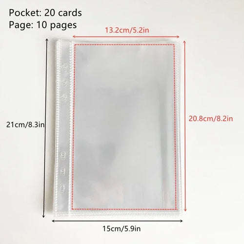 A5 Photocard Binder Cover Kpop Photo Album Simple Card Binder Collect