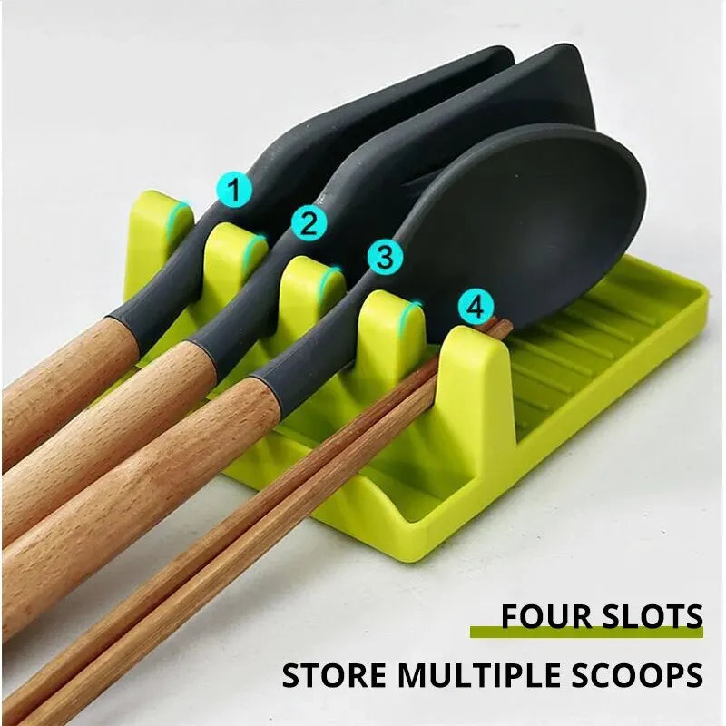 [Hot Sales] 1Pcspatula Rack Pot Lid Rack Shelves Counter Top Shovel