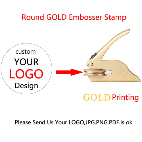 Embosser Stamp LOGO Customized Wedding Library Book Private Seals