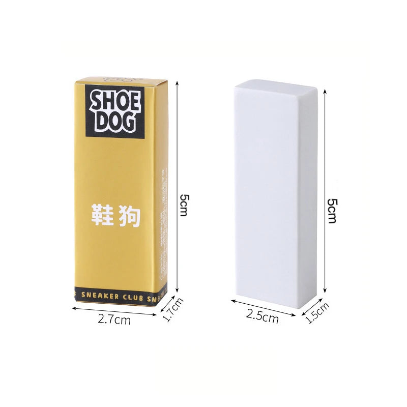 White Suede Shoe Cleaning Eraser - Rubber Block Shoe Brush for Matte