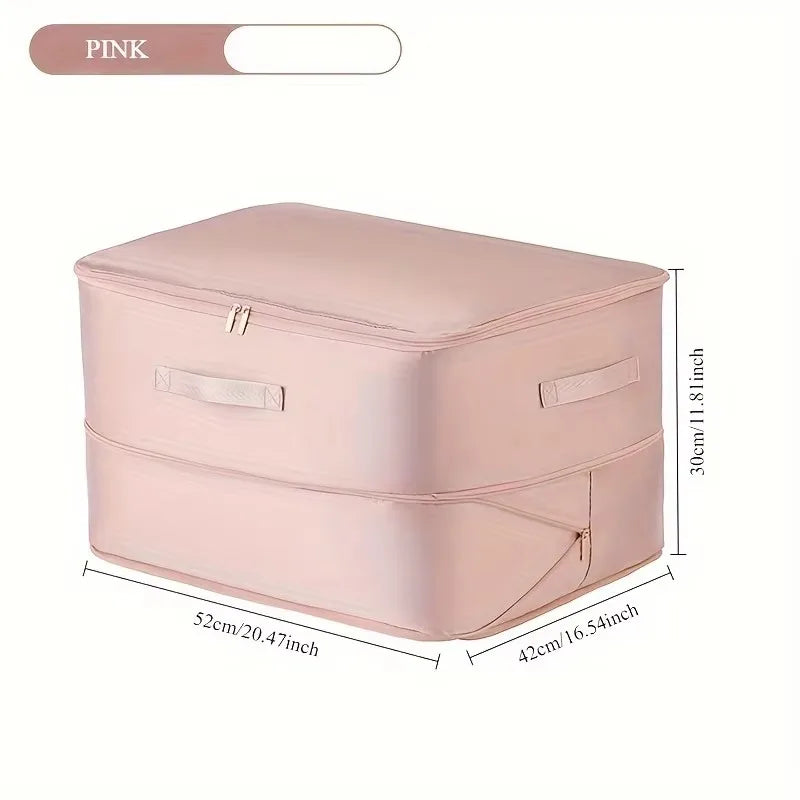 Heavy-Duty Self-Compressing Storage Bag - Portable Organizer for