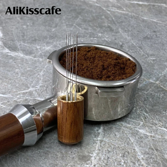 Espresso Powder Stirrer Wdt Tools Tamper Distributor Leveler Needles