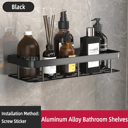 Wall Hanging Corner Rectangular Rack Bathroom Shelf Towel Rack Shelves