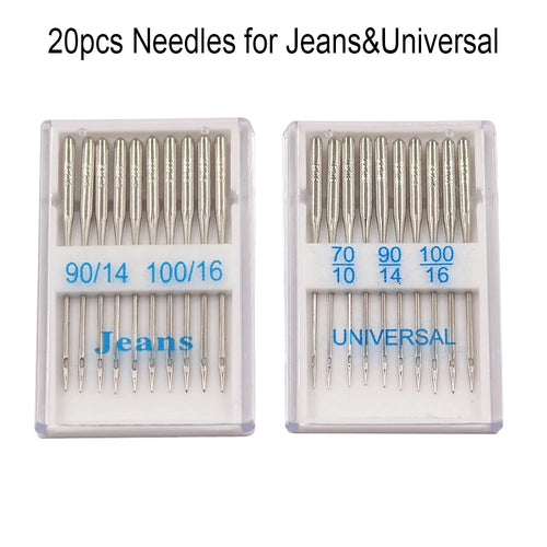 D&D 20pcs Sewing Machine Needles for Singer Brother Janome Varmax