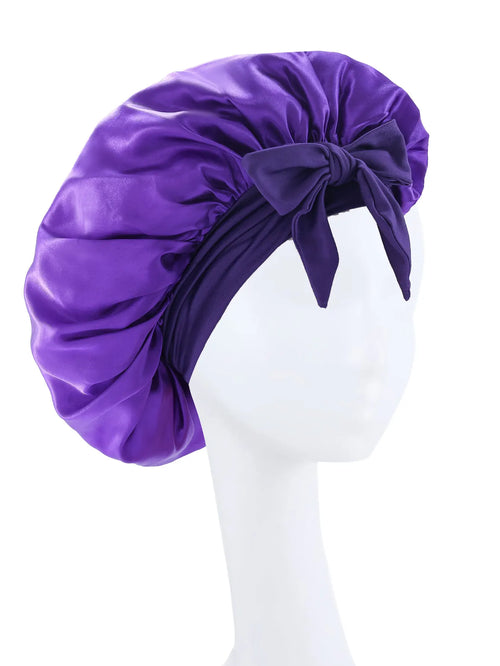 New Silky Bonnet For Sleeping Women Satin Bonnet Hair Bonnet Night
