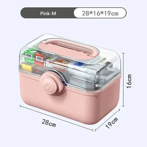 Clearance_3 Layers Large Capacity Medicine First Aid Kit Medicines