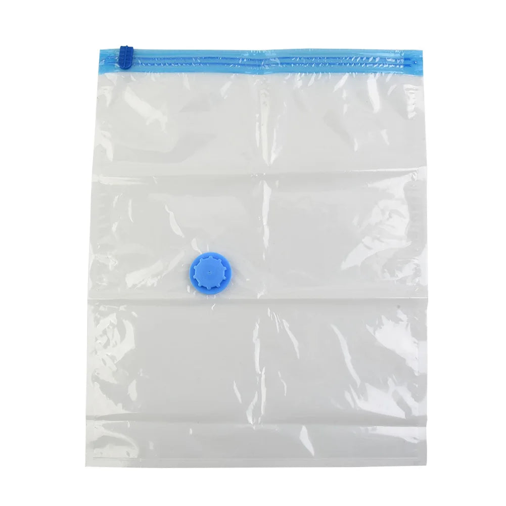 Vacuum Storage Bags With Valve Folding Compressed Space Saving Clothes