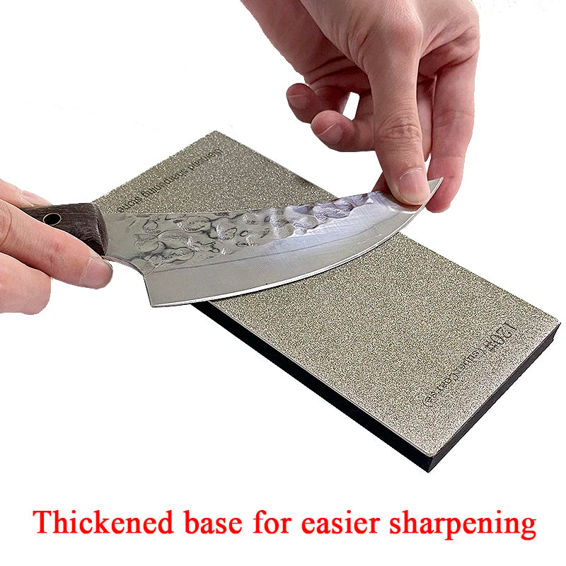 New Thickened Non-slip Base Diamond Stone Kitchen Knife Sharpening