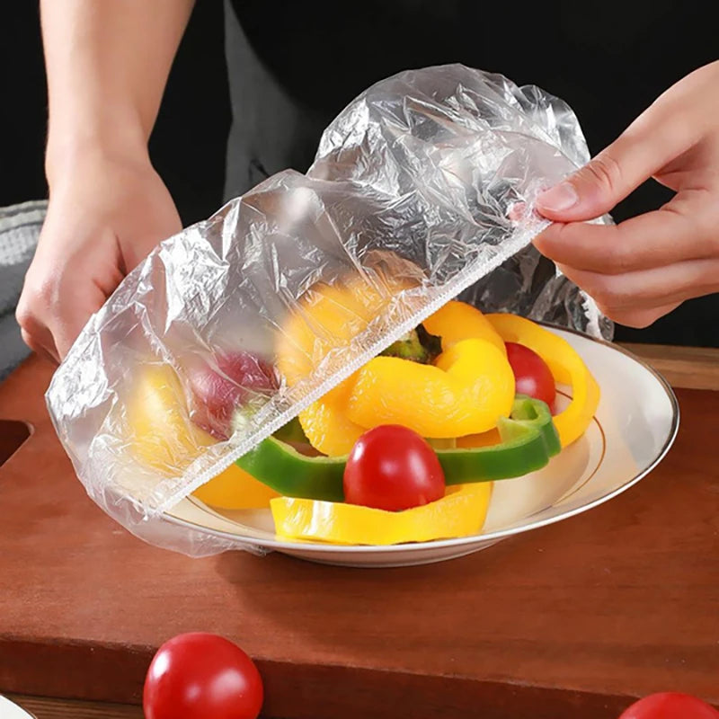 Disposable Food Cover Elastic Plastic Wrap Food Grade Food Lids Shoe