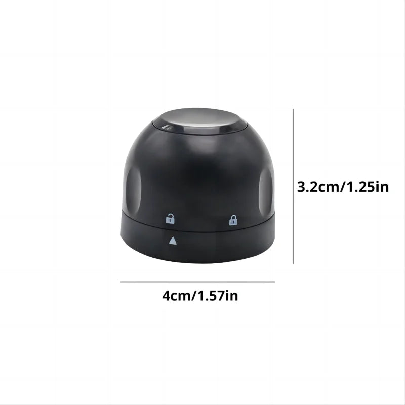 1pc Black Domestic Kitchen Sealing Red Wine Bottles Stoppers Mini