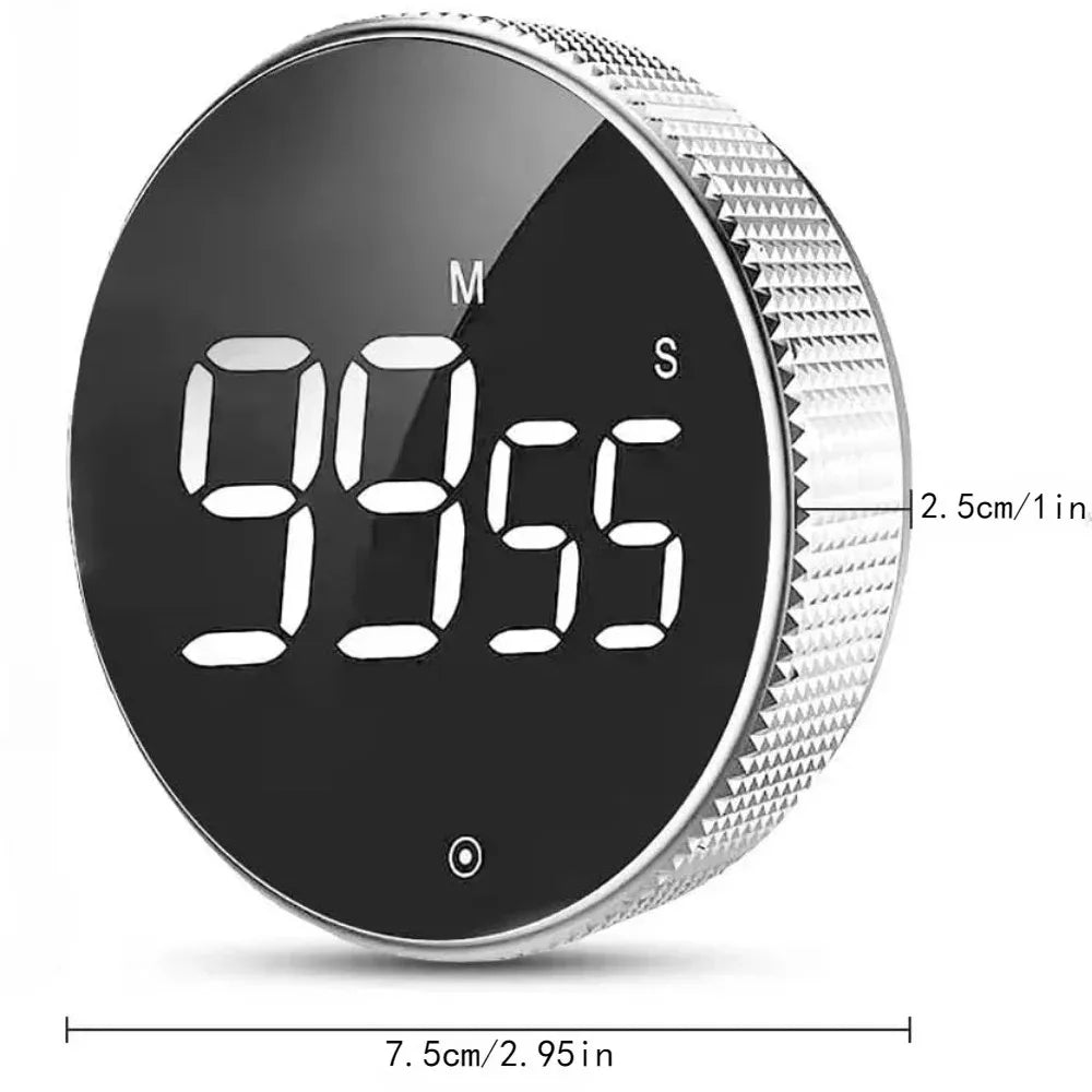 1 Piece Digital Timer Large LED Display Kitchen Reminder Visual Timer