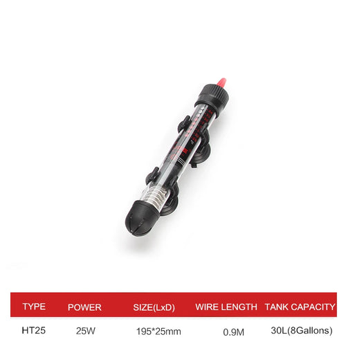 110v-220v Adjustable Temperature Thermostat Heater Rod 25W/ 50W/ 100W/
