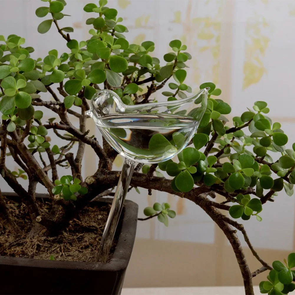 1-15pc Automatic Plant Watering Bulbs Self Watering Bird Shape Water