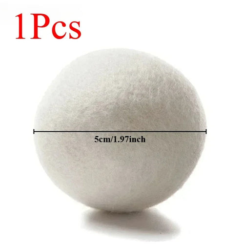Wool Dryer Balls Reusable Natural Fabric Softener Laundry Washing
