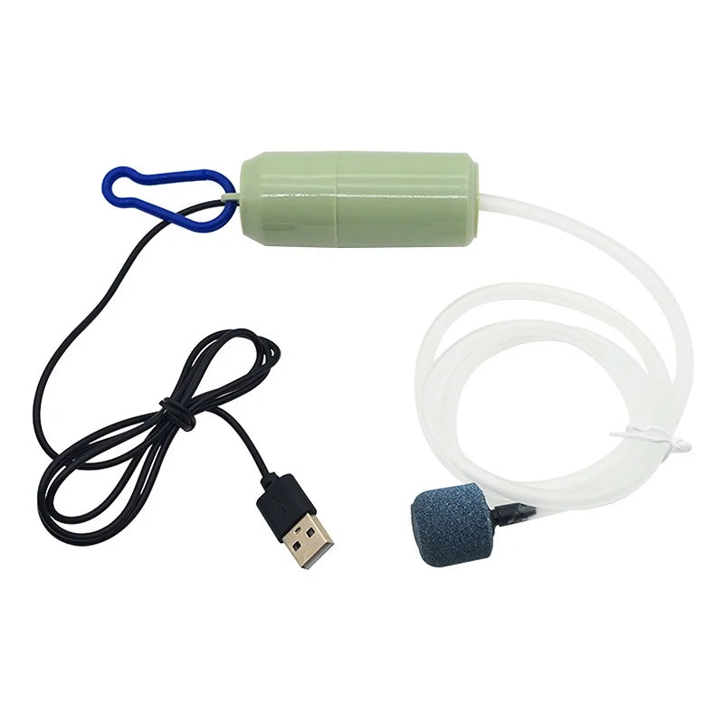 Aquarium USB Air Pump Fish Tank Silent Air Compressor Aquarium
