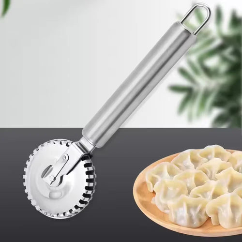 1PC New Arrival Ravioli Cutter  Stainless Steel Wheel, Perfect for