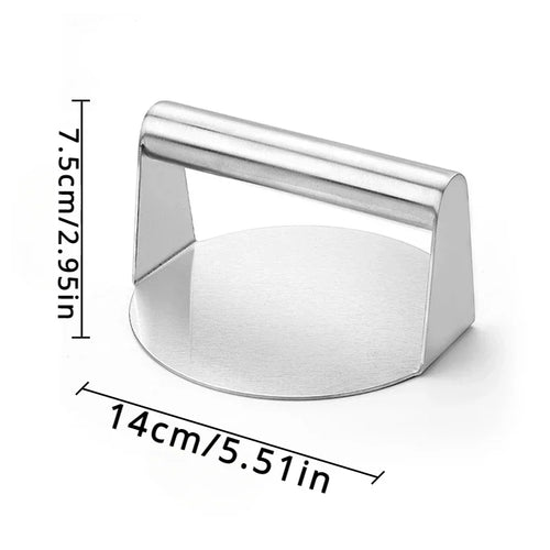 Hamburger Press Stainless Steel Smash Burger Press Patties Meat Masher