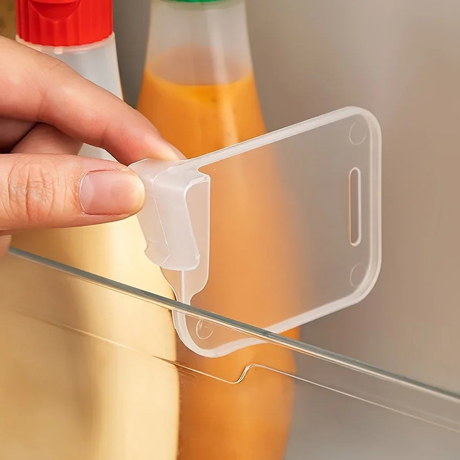5 10 15 20PCS Sturdy Clear Refrigerator Organizer Dividers Adjustable