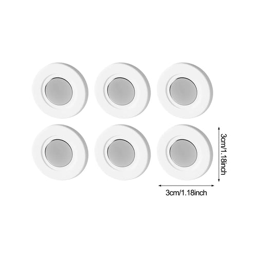 3/6/12Pcs Strong Magnetic Remote Control Holder Wall Mount Adhesive