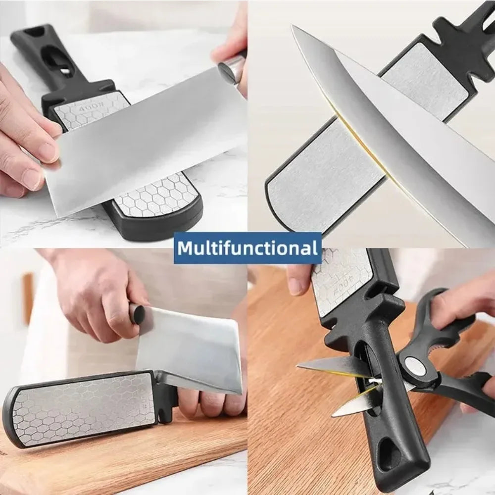 5 in1 Knife Sharpener Diamond Bars 400/1000 Multi-Tool Kitchen Knives