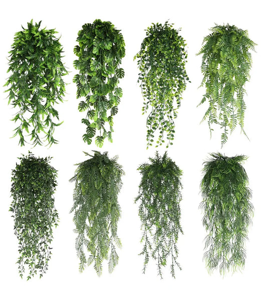 90cm Persian fern Leaves Vines Home Room Decor Hanging Artificial