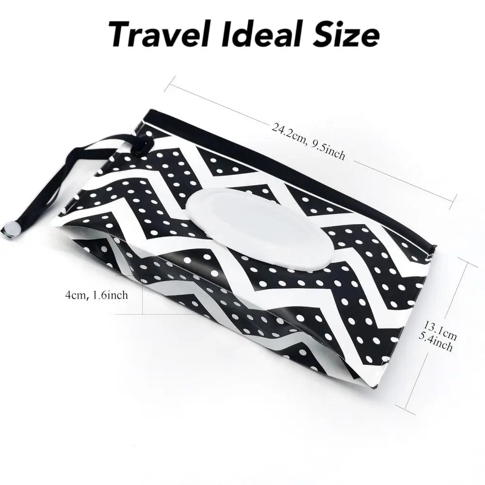 2PCS Baby Wipe Dispenser,Portable Refillable Wipe Holder Wipe