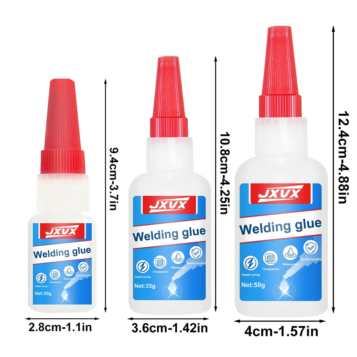JXVX 50g High Strength Oil-Based Glue for Welding - Universal