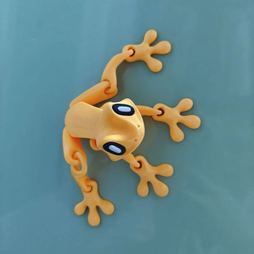 3D Printing Simulation Tree Frog Joint Movable Frog Ornaments Kitchen