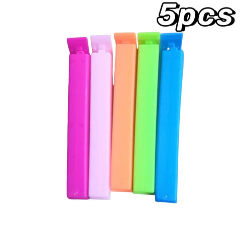 5-30pcs Colorful Sealing Clips Moisture-Proof Fresh-Keeping Snack Bag