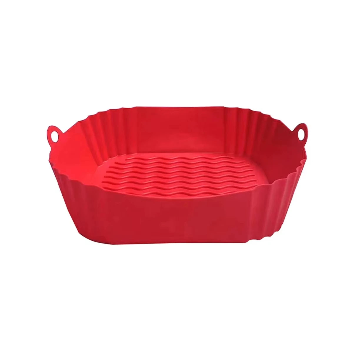 Silicone Air Fryer Pot Tray Food Safe Reusable Square BBQ Barbecue Pad