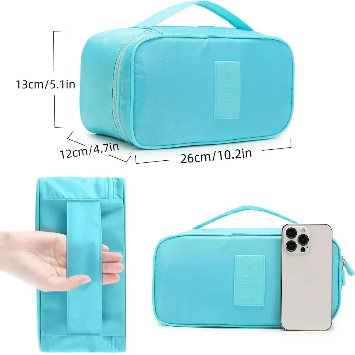 Portable Travel Storage Bag Multi-function Bra Underwear Organizer