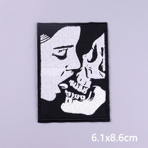 Punk Funny Patch Iron On Patches For Clothing Thermoadhesive Patches