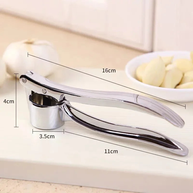 Kitchen aluminum alloy garlic grinder, extruder, manual press,