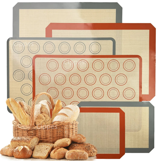 1PC Silicone Baking Mat for Oven, Thin 0.4mm, Reusable Non Stick Heat