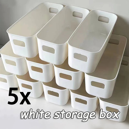10pcs multifunctional storage box durable large-capacity desktop