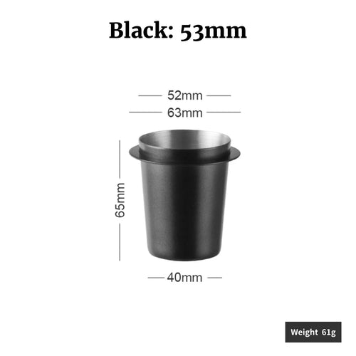 58/53/51mm Coffee Dosing Cup Sniffing Mug for Espresso Machine Wear