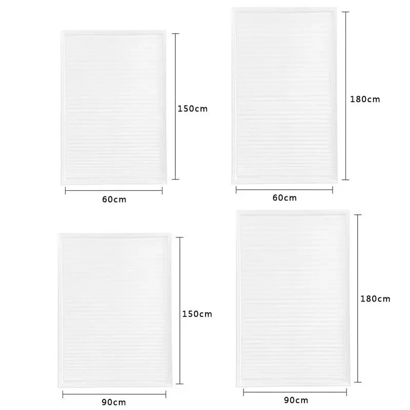 1Pc Shades Self-adhesive Half Windows Nonwoven Folding Curtain