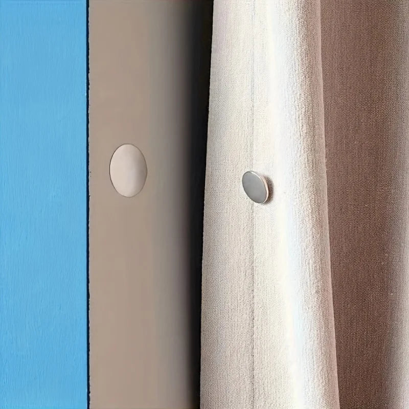 Modern metal magnetic hook, suitable for curtains - easy to install