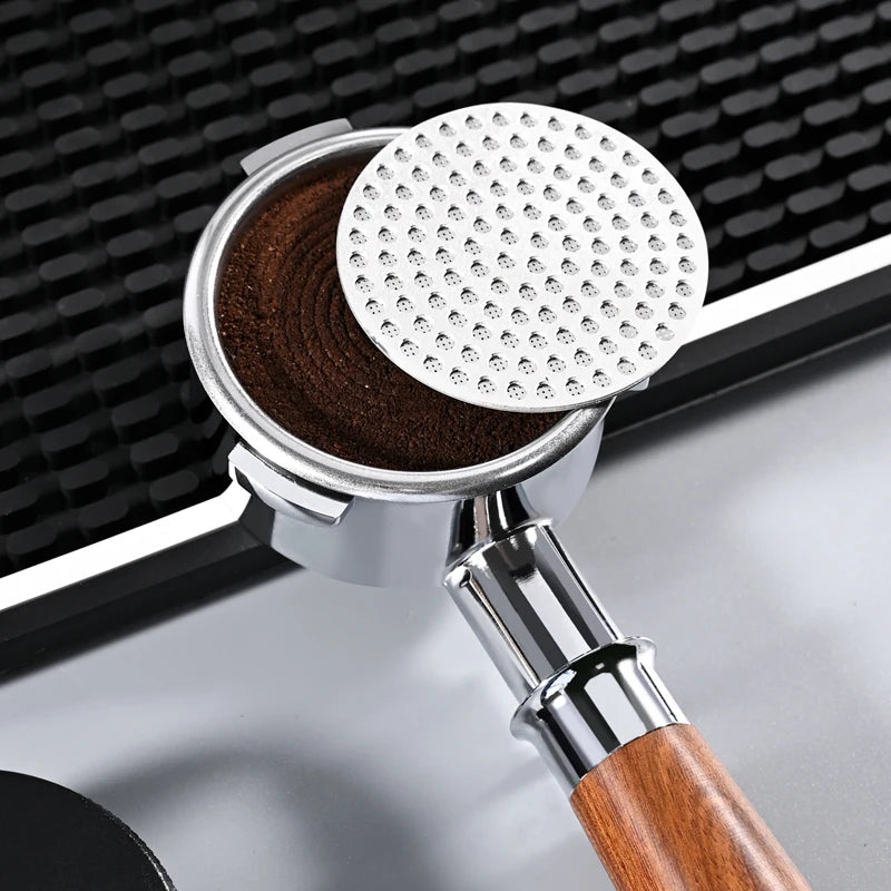 51/53/58mm Reusable Coffee Puck Screen 304 Stainless steel Double